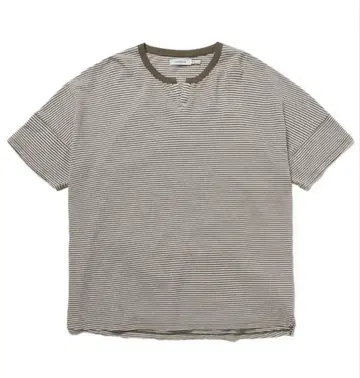 클레크 S/S 티넥 티셔츠 C/L 피케 보더