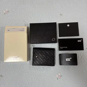 (미사용 새상품) 몽블랑 가죽 지갑 카드 케이스