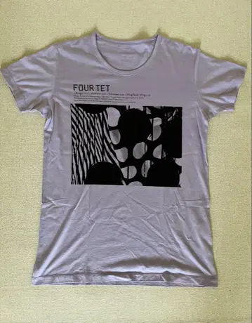 FOUR TET 포 테트 티셔츠 L [테크노 일렉트로니카 밴 티셔츠]