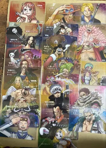 신상품 미사용 ONEPIECE 클리어 카드 묶음 판매