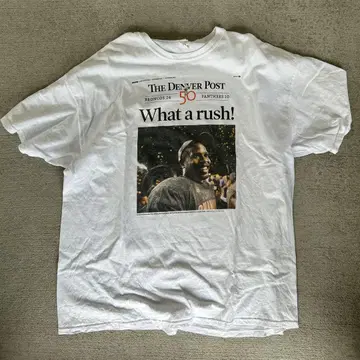 The Denver Post 티셔츠 화이트