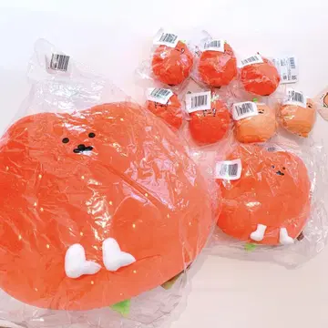 나가노 딸기 봉제 인형 복권 B상 C상 D상 두더지 딸기 고로케