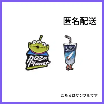 토이스토리 리틀 그린맨 우디 피자 플래닛 핀 배지 세트