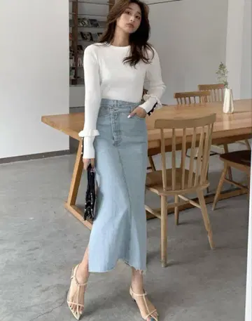 벌스데이 바쉬 데코레이티브 스커트 S