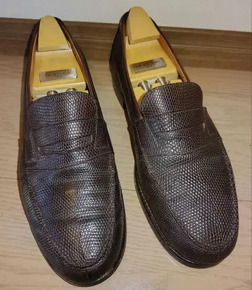 J.M.WESTON 180 로퍼 브라운 리자드 6/ c