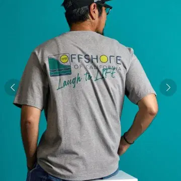 다퍼 오프쇼어 콜라보 로고 티셔츠 L