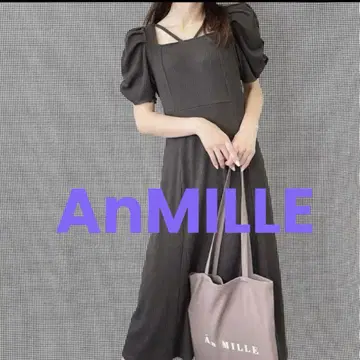 새상품급 anmille 쿠슈토 리브 원피스