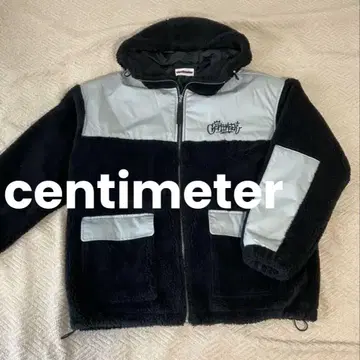 centimeter cm 로고 자수 보아 자켓/플리스 자켓/L
