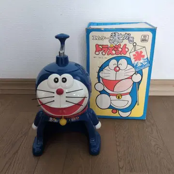 쇼와 레트로 도라에몽 빙수 플라스틱 박스 포함