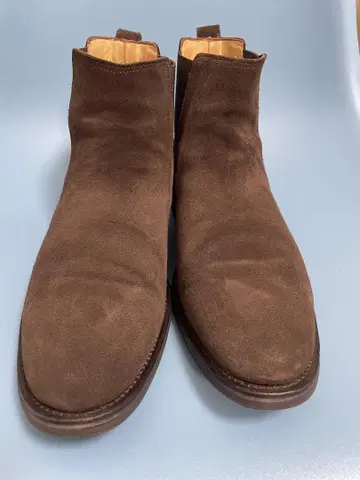 브라운 스웨이드 사이드 고어 부츠 HERRING SHOES
