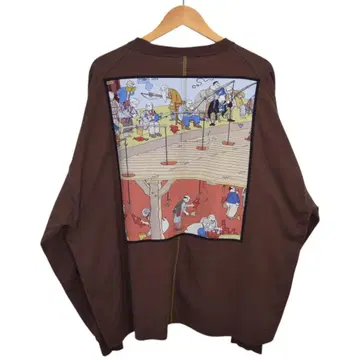 신야코즈카 ISSUE I L/S HEATH ROBINSON 티셔츠