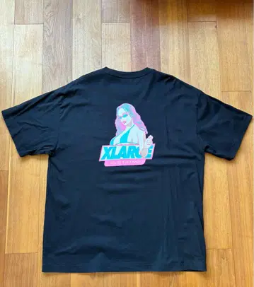 XLARGE 블랙 티셔츠 XL