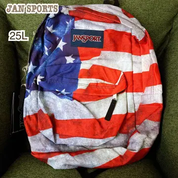 잔스포츠 25L USA 올 패턴 백팩 백팩 국기 패턴 별