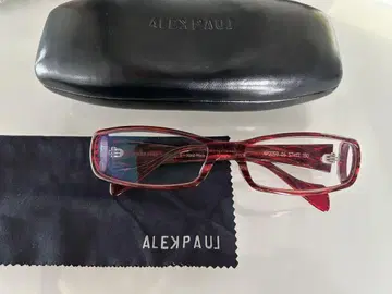 ALEXPAUL 빨간색 패션 안경