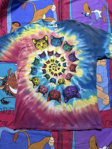 y2k "KITTY FACE SPIRAL" SIZE:XL