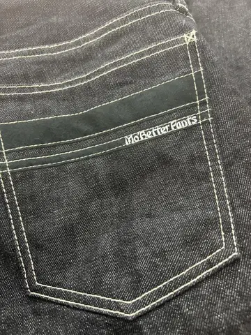 오카야마 데님 일본제 Mo'better pants 블랙 데님