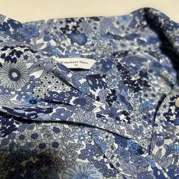 가마쿠라 셔츠 LIBERTY FABRICS 보타이 블라우스
