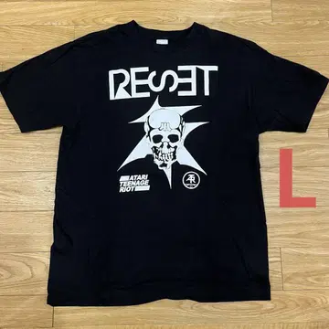 ATARI TEENAGE RIOT / RESET 티셔츠 L 사이즈