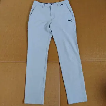 Puma 골프 슬림 핏 라이트 그레이 팬츠