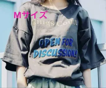 니코 앤 모드 노름 터프트 X 프린트 크루 티셔츠 스모크 M