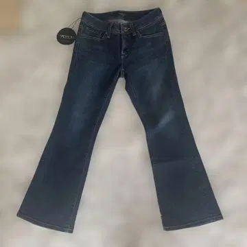 택 포함 새상품 SASSON 다크 블루 데님 여성용 청바지