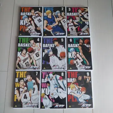 쿠로코의 농구 1기 전 9권 DVD