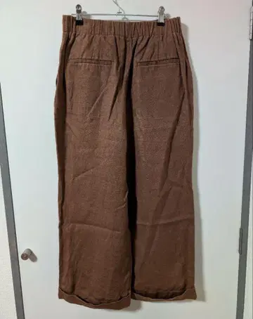 MORRIS & SONS 이지 팬츠 브라운 린넨