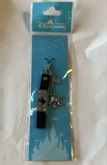 새상품! 홍콩 디즈니랜드 미키 스트랩 블랙