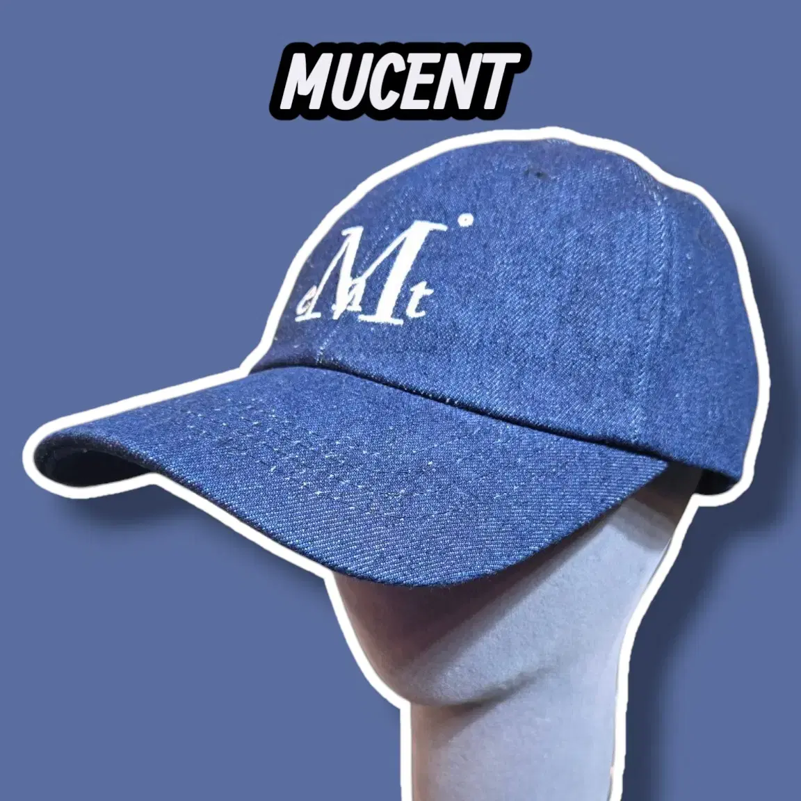 ☆MUCENT☆ Signature Ball Cap Denim SIGNATURE BALL CAP (Mid Denim) - MUCENT | 60% - Asian