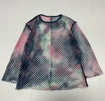 00s y2k 로우 게이지 네트 피쉬 네트 메쉬 페어리 그런지