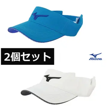 미사용 새상품 Mizuno RB 로고 투어 바이저 2개 세트