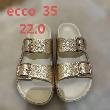 새상품급 에코 코즈모 플랫 샌들 35 22.0cm cozmo