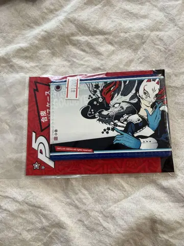P5 페르소나 5 키타가와 유스케 폭스 인조 가죽 패스 케이스