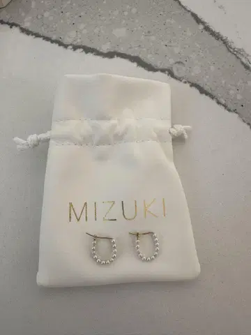 MIZUKI 펄 후프 귀걸이