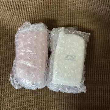 추억의 피처폰 마스코트 핑크 화이트 화이트