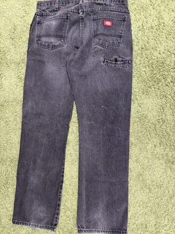 블랙 데님 팬츠