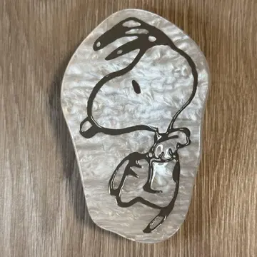 스누피 뮤지엄 한정 헤어 클립 새상품급