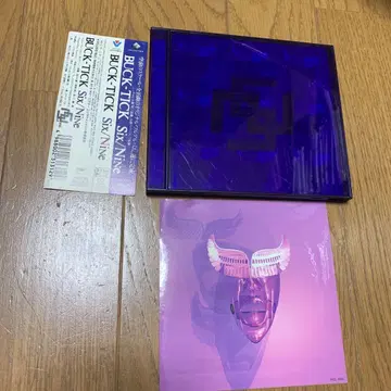 새상품급! BUCK-TICK Six/Nine 스티커 오비 포함