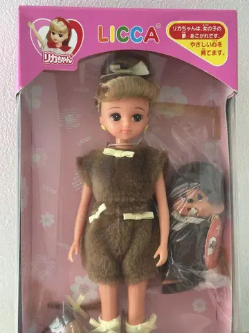 몬치치 리카짱 브라운 레어템 미사용 새상품