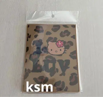 SPINNS 스핀스 헬로키티 일광화상 거울 레오파드 무늬