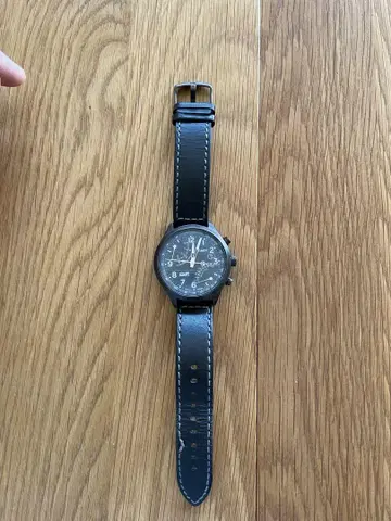 TIMEX 쿼츠 손목시계 블랙