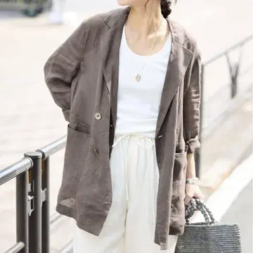 slobe iena 라미 조젯 자켓