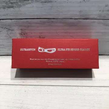 울트라 세븐 SENIOR GLASSES 레드