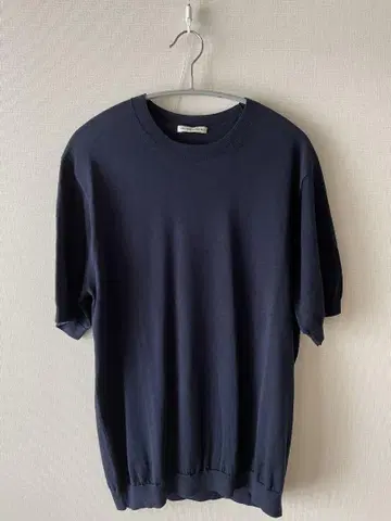 UNITED ARROWS 네이비 반팔 니트 사이즈 L