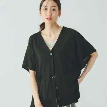 글로벌 워크 스키레이 사라사라 가디건 반팔/320425