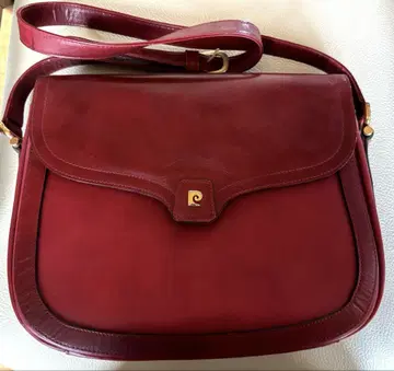 Pierre Cardin 버건디 숄더백