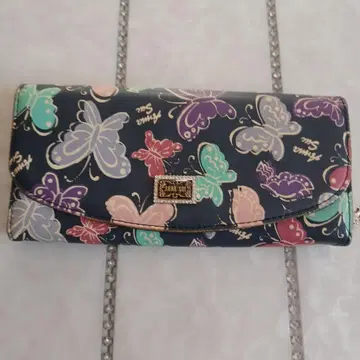 ANNA SUI 나비 무늬 장지갑
