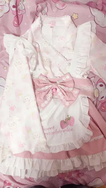 양산형 유카타 드레스