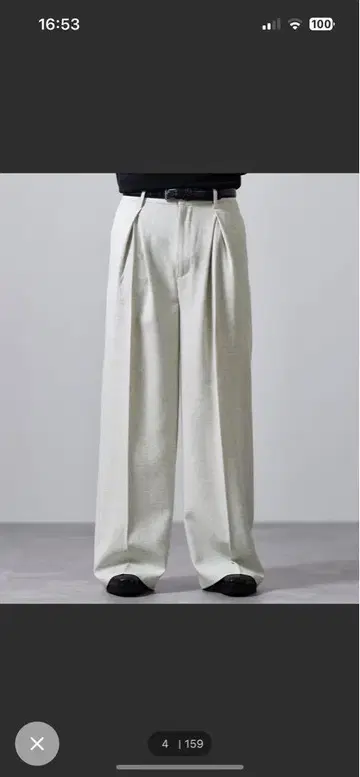 Linen Blend 3D Tuck / 린넨 블렌드 3D 턱 슬랙스