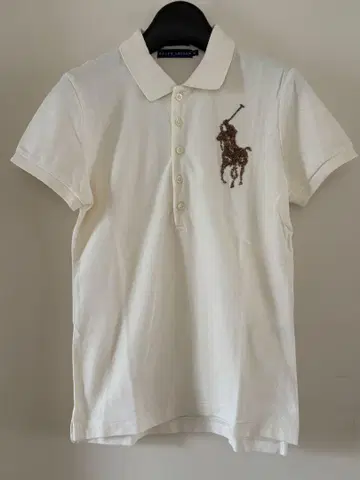 Ralph Lauren 반팔 피케 셔츠 M 사이즈 화이트